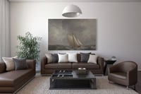 لوحة تلاطم الموج-لوحات طبيعة.