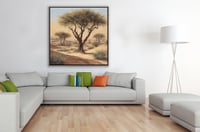 لوحة الطلح-لوحة جدارية كبيرة من لوحات طبيعة.