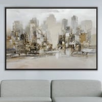 لوحة أطلال المدينة.