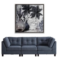 لوحة سكون-رسم تجريدي من الطبيعة.