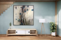 لوحة نبض الخفاء-رسم تجريدي من الطبيعة.