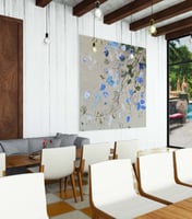 لوحة نسيم الورد-لوحات فنية جدارية.