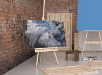 لوحة اتجاهات التجريدية