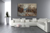 لوحة طريق الذكريات-لوحات طبيعة.