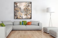 لوحة همس الطبيعة-لوحات جدارية فخمة.