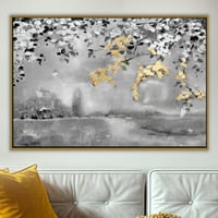 لوحة الغابة-لوحات طبيعة فن تجريدي.