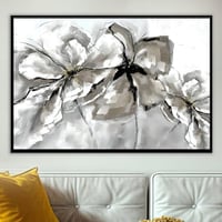 لوحة ورود الفضة-لوحات جدارية ورد.