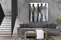 لوحة جدارية تجريدية رقم F23-114