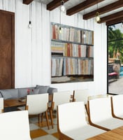 لوحة جدارية تجريدية رقم GMN44