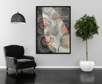 لوحة جدارية تجريدية رقم GMN127