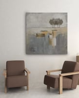 لوحة شعور من الماضي-لوحة طبيعة قديمة.