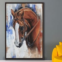 لوحة الباهل-لوحات جدارية خيل.