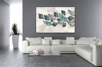 لوحة تماوج الأوراق .