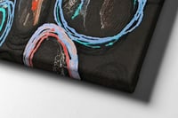 لوحة تجريدية دوائر