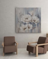 لوحة البياض-لوحات جدارية ورد.