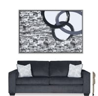 لوحة جدارية تجريدية رقم F23-50