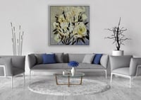 لوحة حلم اصفر-لوحات جدارية ورد.