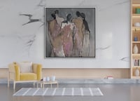 لوحة جدارية تجريدية رقم GMN216