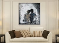 لوحة جدارية تجريدية رقم GMN167