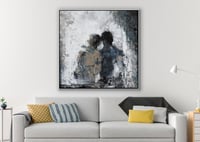 لوحة جدارية تجريدية رقم GMN167