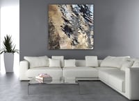 لوحة جدارية تجريدية رقم F23-193