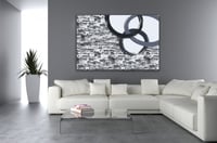 لوحة جدارية تجريدية رقم F23-50