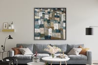 لوحة جدارية تجريدية رقم F23-88