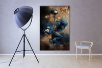 لوحة أطياف الزهر-لوحات جدارية ورد.