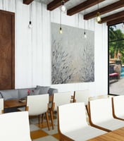 لوحة جدارية تجريدية رقم GMN10