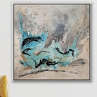 لوحة جدارية تجريدية رقم GMN105