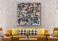 لوحة جدارية تجريدية رقم GMN172