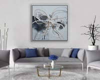 لوحة جدارية تجريدية رقم GMN90