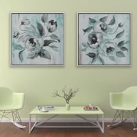 لوحات رونق-طقم لوحات جدارية ورد.