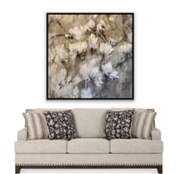 لوحة إيقاع الزهور-لوحات جدارية ورد .