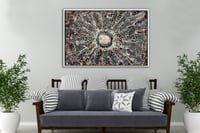 لوحة جدارية تجريدية رقم GMN107