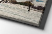 لوحة أطياف الثلج-لوحة طبيعة ثلوج.