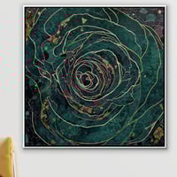 لوحة توهج-لوحات جدارية ورد.