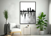 لوحة جدارية تجريدية رقم F23-155