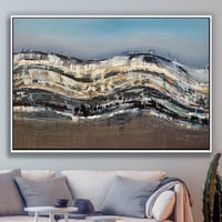 لوحة تموج تجريدية