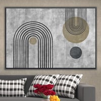 لوحة جدارية تجريدية رقم F23-32