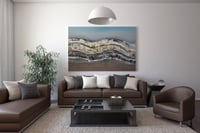 لوحة تموج تجريدية