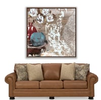 لوحة عبير الزهر-لوحات جدارية فخمة-رسم تجريدي من ال...