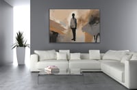 لوحة صمت الانتظار.