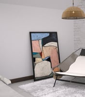 لوحة تجريدية الوان