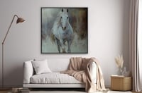 مهرة-أجمل لوحات جدارية خيل.