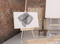 لوحة جدارية تجريدية رقم F23-48