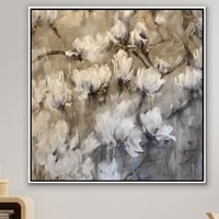 لوحة إيقاع الزهور-لوحات جدارية ورد .