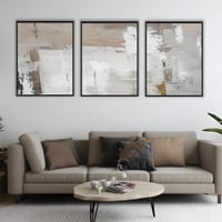 لوحة هدوء لوحات تجريدية بيج