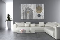 لوحة جدارية تجريدية رقم F23-32