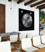 لوحة سكون الليل-لوحات طبيعة.